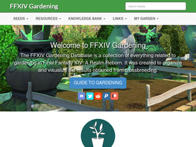 'ffxivgardening.com' screenshot
