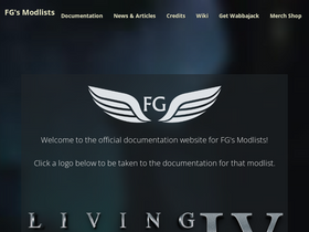'fgsmodlists.com' screenshot