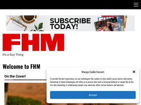 'fhm.com' screenshot
