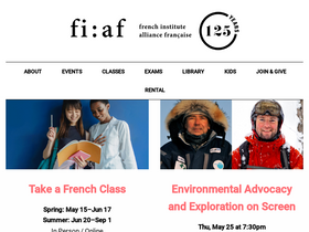 'fiaf.org' screenshot