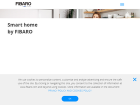 'fibaro.com' screenshot