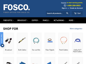 'fiberoptics4sale.com' screenshot