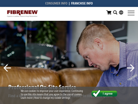 'fibrenew.com' screenshot