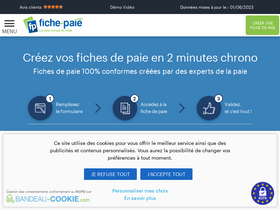 'fiche-paie.net' screenshot