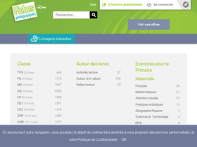'fichespedagogiques.com' screenshot