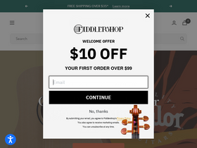 'fiddlershop.com' screenshot