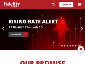 'fidelitybank.com' screenshot