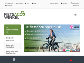 'fietsaccuwinkel.nl' screenshot