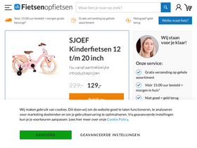 'fietsenopfietsen.nl' screenshot
