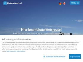 'fietsnetwerk.nl' screenshot