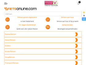 'fietsonline.com' screenshot