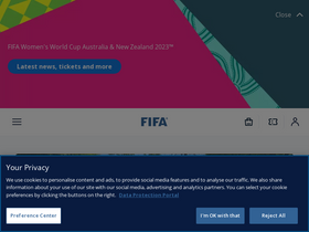 'fifa.com' screenshot