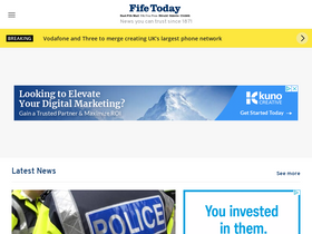 'fifetoday.co.uk' screenshot