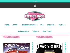 'fiftiesweb.com' screenshot