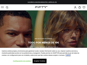 'fiftyoutlet.com' screenshot