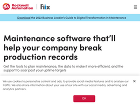 'fiixsoftware.com' screenshot