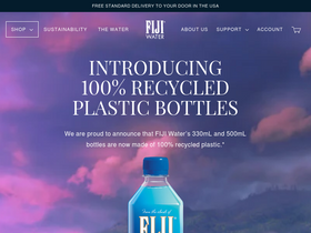 'fijiwater.com' screenshot