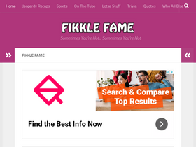 'fikklefame.com' screenshot