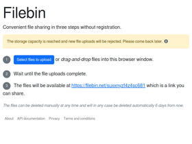 'filebin.net' screenshot