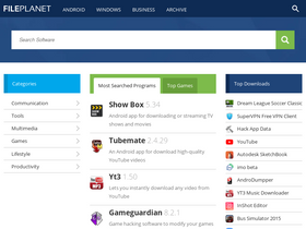 'fileplanet.com' screenshot