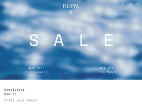'filippa-k.com' screenshot