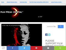 'filmfreakcentral.net' screenshot