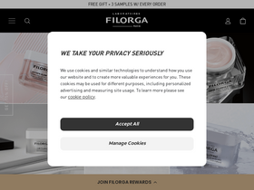 'filorga.com' screenshot