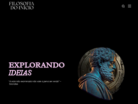 'filosofiadoinicio.com' screenshot