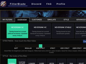 'filterblade.xyz' screenshot