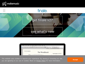 'finalemusic.com' screenshot