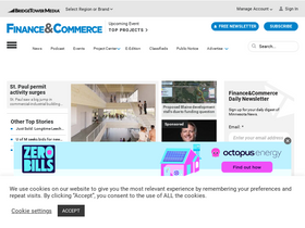 'finance-commerce.com' screenshot
