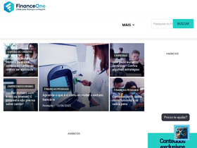 'financeone.com.br' screenshot