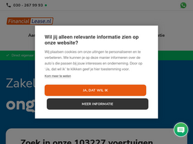 'financiallease.nl' screenshot