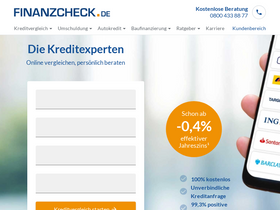 'finanzcheck.de' screenshot