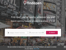 'find-open.com' screenshot
