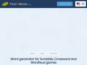 'findallwords.com' screenshot