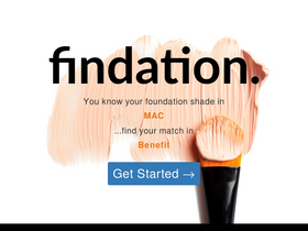 'findation.com' screenshot