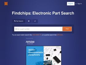 'findchips.com' screenshot
