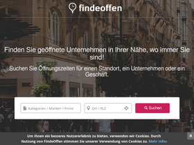 'finde-offen.ch' screenshot