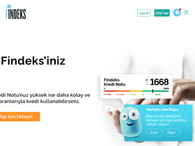 'findeks.com' screenshot