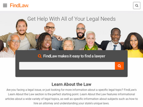 'findlaw.com' screenshot
