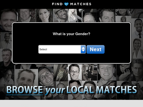 'findmymatches.com' screenshot