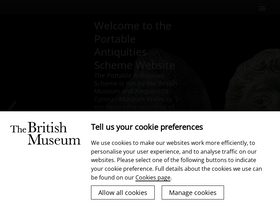 'finds.org.uk' screenshot