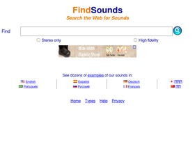 'findsounds.com' screenshot