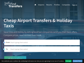 'findtransfers.com' screenshot