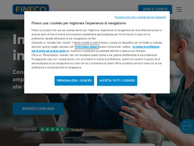 'finecobank.com' screenshot