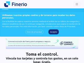 'finerio.mx' screenshot