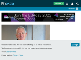 'finextra.com' screenshot