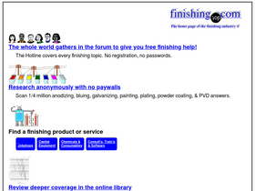 'finishing.com' screenshot