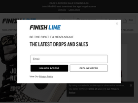 'finishline.com' screenshot
